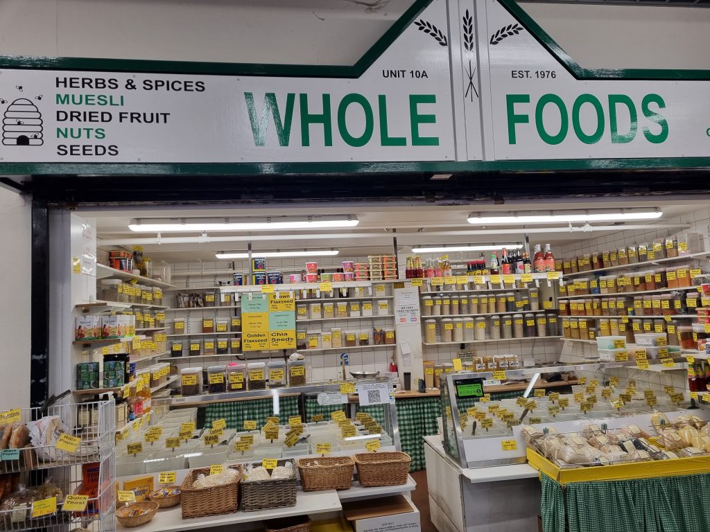 Front of Chelmsford Wholefoods shop