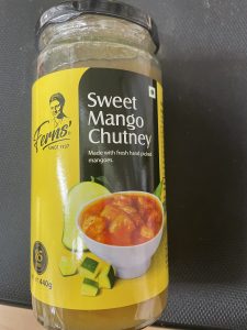 Sweet mango chutney perfect for curry night 